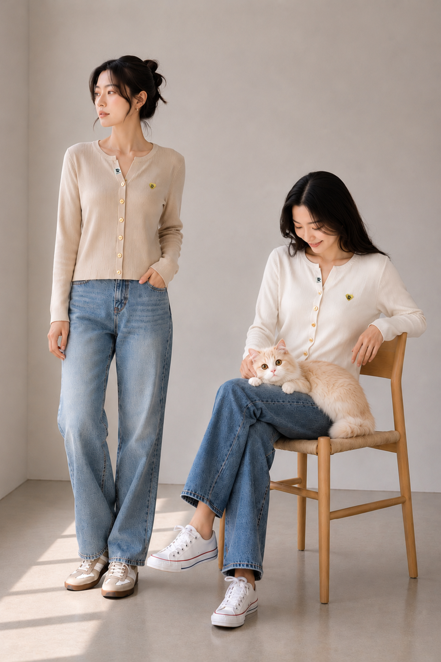 THE EVERYDAY CARDIGAN - IVORY